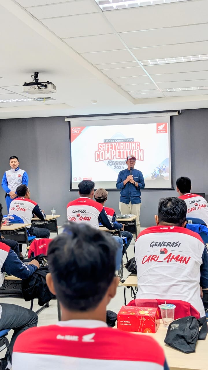 *Menuju Honda Community Safety Riding Competition Nasional 2024 : 85 Komunitas Honda Ikuti Kompetisi Regional Honda&nbsp;Community*