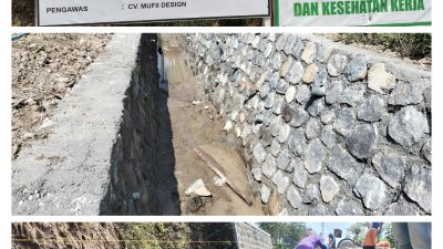 Lakukan Pemeliharaan Berkala Dinas PUPR Magetan Bidang Bina Marga Bangun Talud dan Irigasi GunaTingkatkan&nbsp;Insfrastruktur