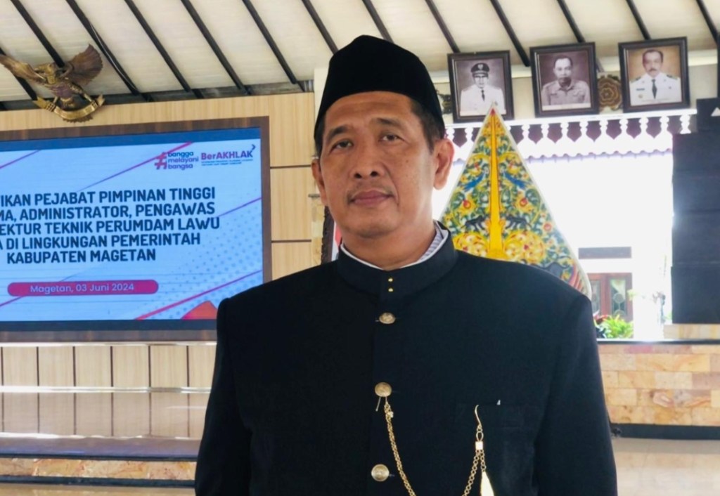 Pj. Bupati Magetan Resmi Lantik  Agung Darmadi Jabat Direktur Teknik Perumdam Lawu Tirta&nbsp;Magetan