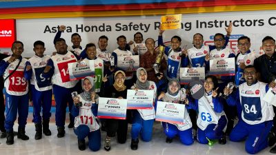 Instruktur Safety Riding MPM Honda Jatim Sabet Semua Kategori Kompetisi Instruktur Safety&nbsp;Riding