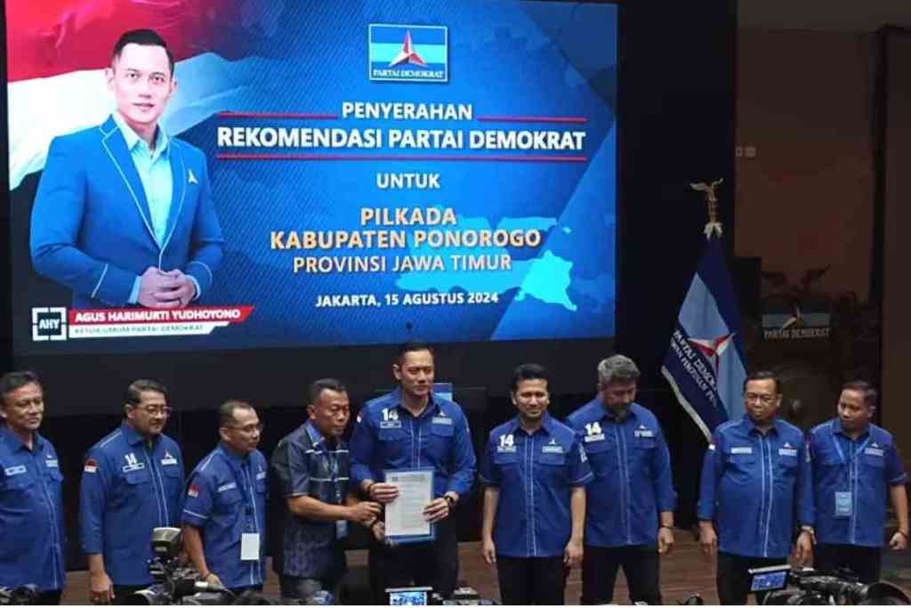 Hari ini Partai Demokrat serahkan Rekom Pilbup Ponorogo kepada Sugiri Sancoko-Lisdyarita