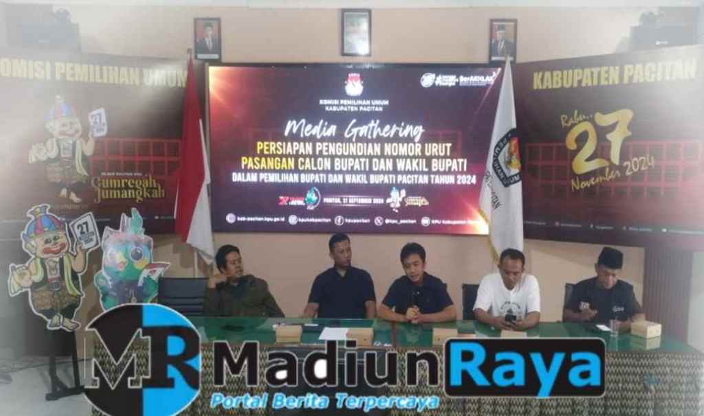 KPU Pacitan TANCAP GAS, Besuk penetapan, Lusa Pengundian Nomor Urut&nbsp;Calon